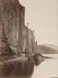 Chifre capa, rio columbia, oregon